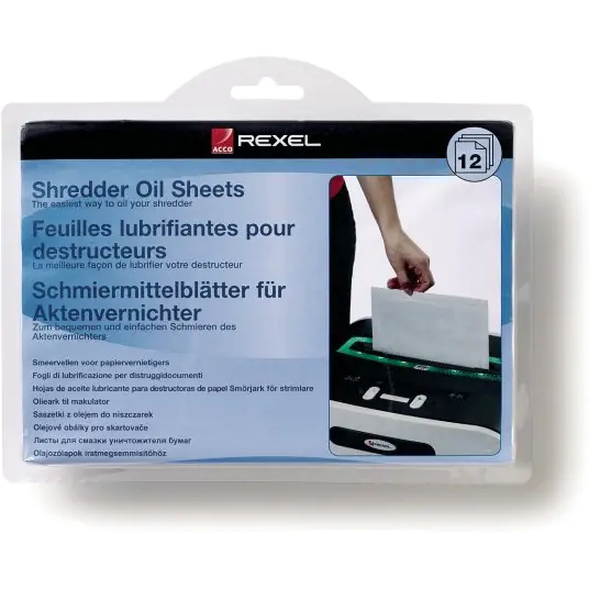 ⁨Shredder Oil Sheets⁩ at Wasserman.eu