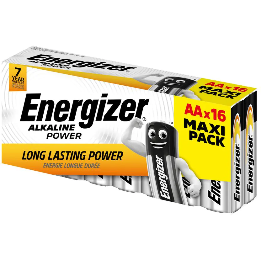 ⁨Bateria ENERGIZER Alkaline Power AA/LR6 alkaliczna MAXI PACK pudełko (16szt)⁩ w sklepie Wasserman.eu