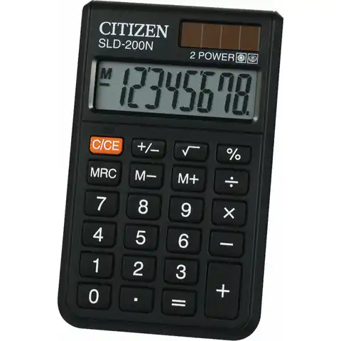 ⁨Kalkulator CITIZEN SLD200NR kieszonkowy⁩ w sklepie Wasserman.eu