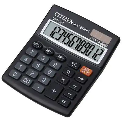 ⁨Calculator CITIZEN SDC-812⁩ at Wasserman.eu