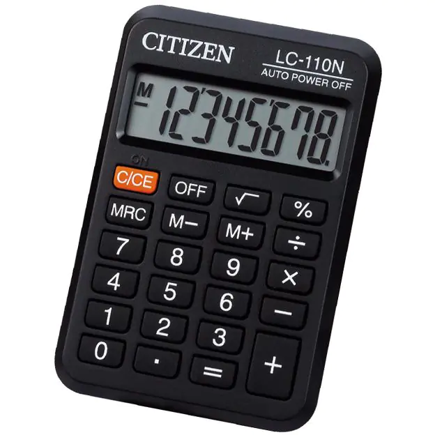 ⁨Calculator CITIZEN LC110NR⁩ at Wasserman.eu
