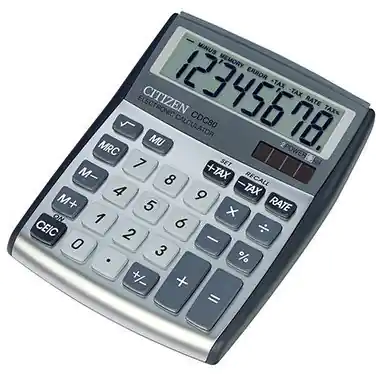 ⁨Kalkulator CITIZEN CDC80WB biurkowy⁩ w sklepie Wasserman.eu