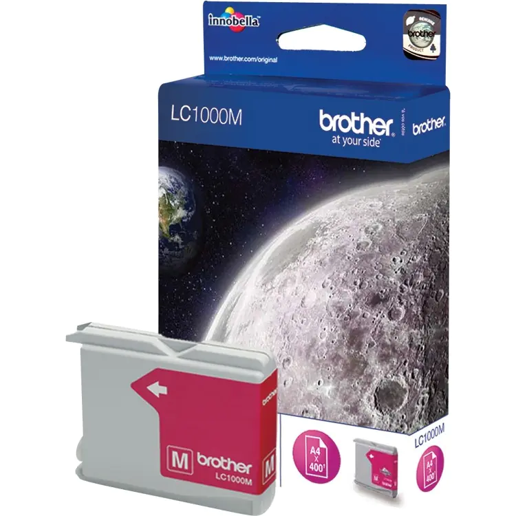 ⁨Ink Cartridge BROTHER (LC1000M) Magenta 400str DCP330C/350/357/130C⁩ at Wasserman.eu