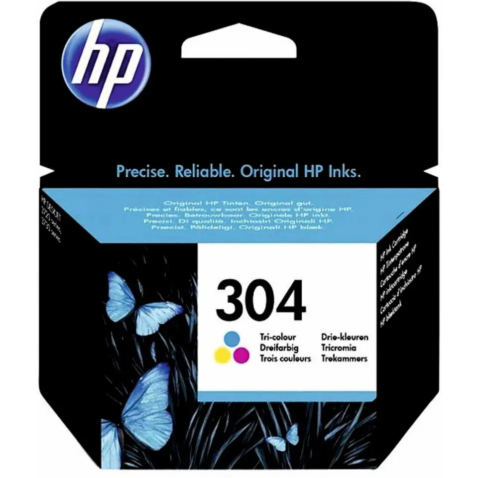 ⁨Ink cartridge HP 304 (N9K05AE) color 100str⁩ at Wasserman.eu