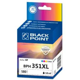 ⁨Tusz BLACK POINT (BPH351XL) kolor 580str zamiennik HP (351XL/CB338EE) C280/5280/4260/6410/5780⁩ w sklepie Wasserman.eu