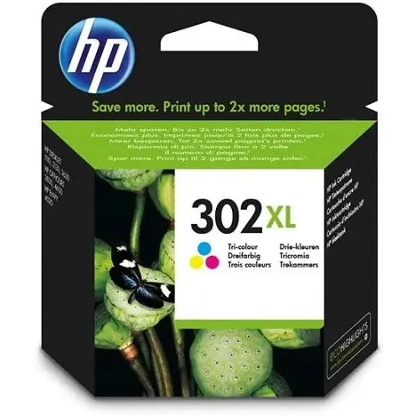 ⁨Ink Cartridge HP 302XL (F6U67AE) colour 330str 2130/3830/3832⁩ at Wasserman.eu