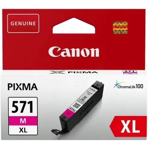 ⁨Tusz CANON (CLI-571M XL/0333C001) purpurowy 10,8ml/680str⁩ w sklepie Wasserman.eu