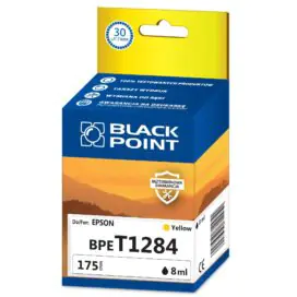 ⁨Ink cartridge BLACK POINT (BPET1284) yellow 8ml compatible EPSON (T1284/C13T12844012) S22/SX125/SX425W/BX305F⁩ at Wasserman.eu