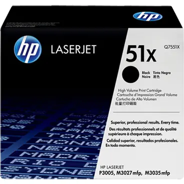⁨Laser Toner cartridge HP 51X (Q7551X) black 13000str⁩ at Wasserman.eu
