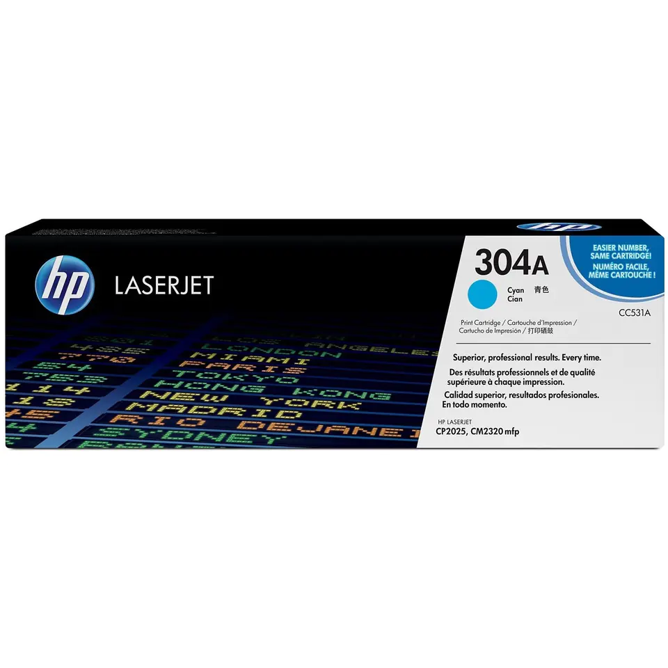 ⁨Laser Toner cartridge HP 304A (CC531A) blue 2800str CM2320/CP2020/CP2025⁩ at Wasserman.eu