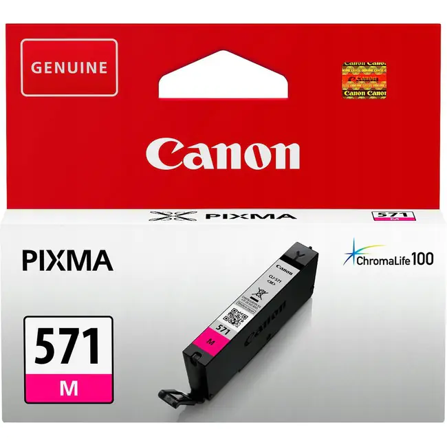 ⁨Tusz CANON (CLI-571M/0387C001) purpurowy 297str⁩ w sklepie Wasserman.eu