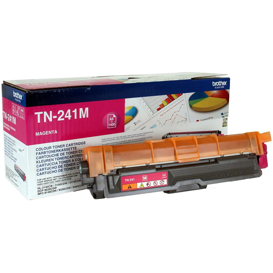 ⁨Toner BROTHER (TN-241M) purpurowy 1400str⁩ w sklepie Wasserman.eu