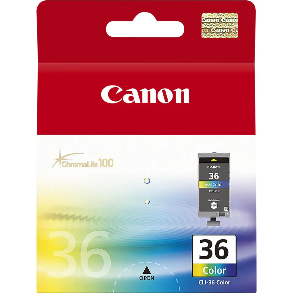 ⁨Tusz CANON (CLI-36/1511B001) kolor 250str IP100⁩ w sklepie Wasserman.eu