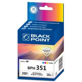 ⁨Ink cartridge BLACK POINT (BPH351) colour 200str compatible HP (351/CB337EE) D300/C4200/4340/4380/4400⁩ at Wasserman.eu