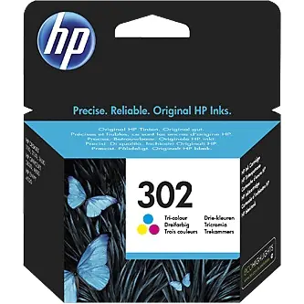 ⁨Ink cartridge HP 302 (F6U65AE) color 165str⁩ at Wasserman.eu