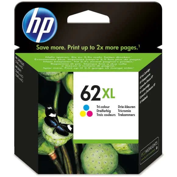 ⁨Ink cartridge HP 62XL (C2P07AE) colour 415str/11,5ml⁩ at Wasserman.eu