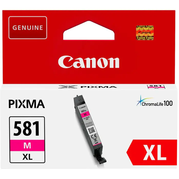 ⁨Tusz CANON (CLI-581M XL/2050C001) purpurowy 8,3ml⁩ w sklepie Wasserman.eu