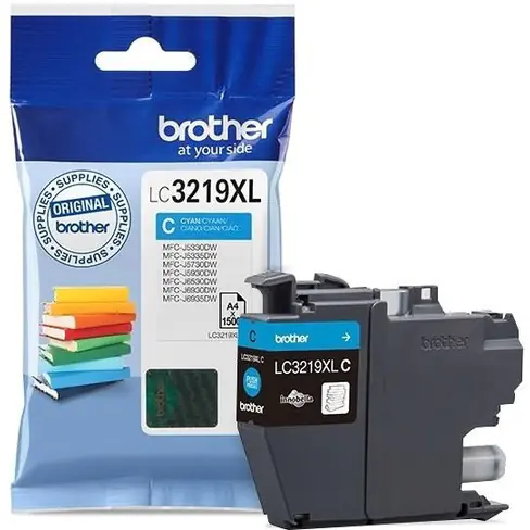⁨Tusz BROTHER (LC3219XLC) niebieski 1500str⁩ w sklepie Wasserman.eu