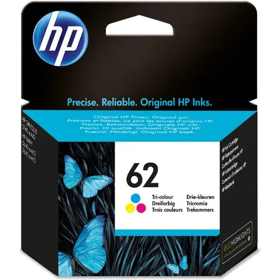 ⁨Tusz HP 62 (C2P06AE) kolor 165str/4,5ml⁩ w sklepie Wasserman.eu