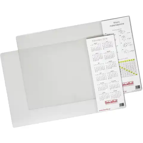 ⁨Desk pad with transparent pocket 38x58 PB-04-01 BIURFOL⁩ at Wasserman.eu