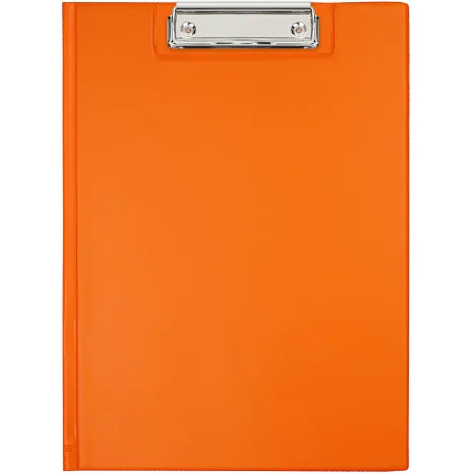 ⁨Teczka z klipsem A4 orange BIURFOL KKL-04-04 (pastel pomara.)⁩ w sklepie Wasserman.eu