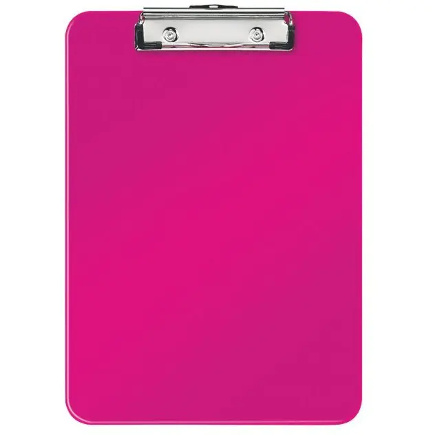 ⁨LEITZ WOW clip board pink 39710023⁩ at Wasserman.eu