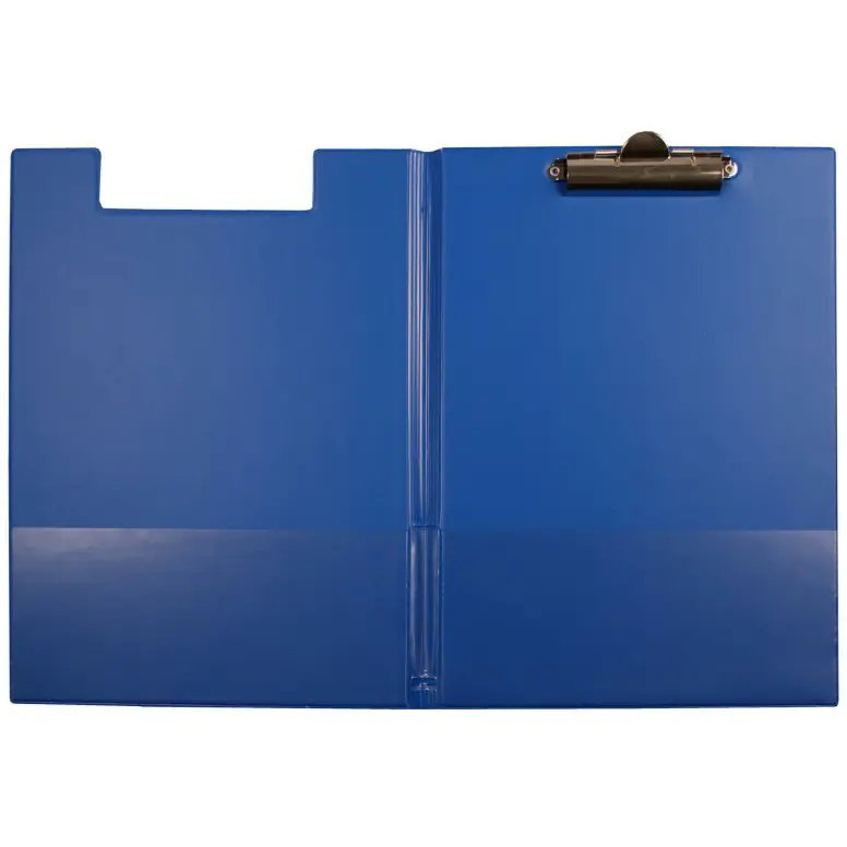 ⁨Folder clip A5 blue KH-03-01 BIURFOL⁩ at Wasserman.eu