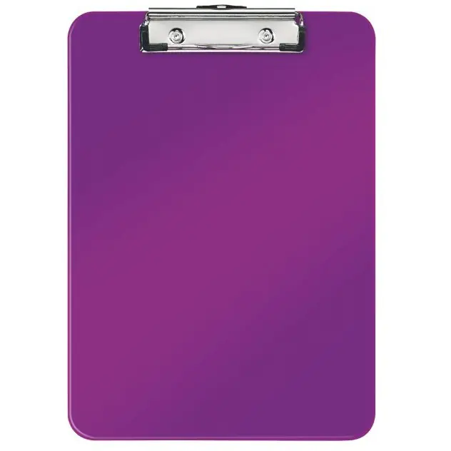 ⁨Board with clip LEITZ WOW purple 39710062⁩ at Wasserman.eu