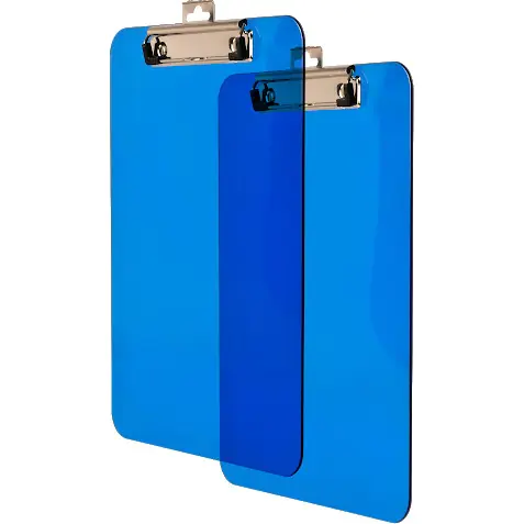 ⁨Board with A4 clip transparent blue BD641-N TETIS⁩ at Wasserman.eu