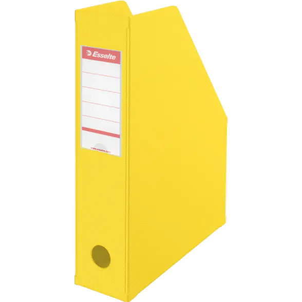 ⁨Folding container A4 70mm yellow ESSELTE PVC 56001⁩ at Wasserman.eu