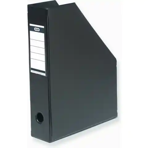 ⁨Pojemnik składany 7cm PVC czarny ELBA 100400624⁩ w sklepie Wasserman.eu