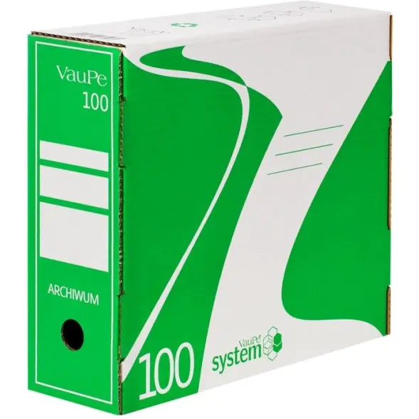 ⁨Archiving container 100mm green 435/06 VAUPE⁩ at Wasserman.eu
