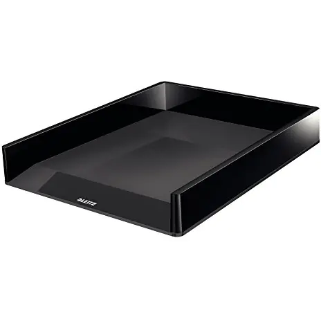 ⁨LEITZ WOW two-colour black-grey document shelf 53610095⁩ at Wasserman.eu