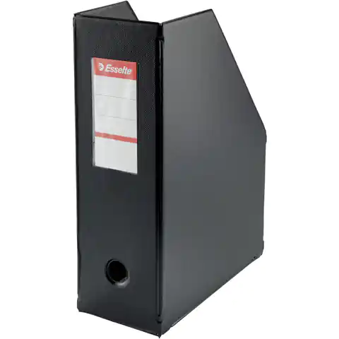 ⁨Pojemnik składany A4 100mm czarny ESSELTE PVC 56077⁩ w sklepie Wasserman.eu