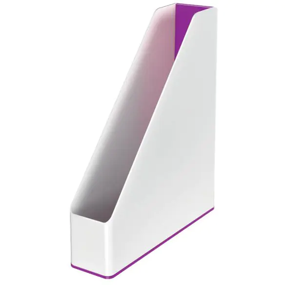 ⁨Leitz WOW two-colour white-violet 53621062⁩ at Wasserman.eu