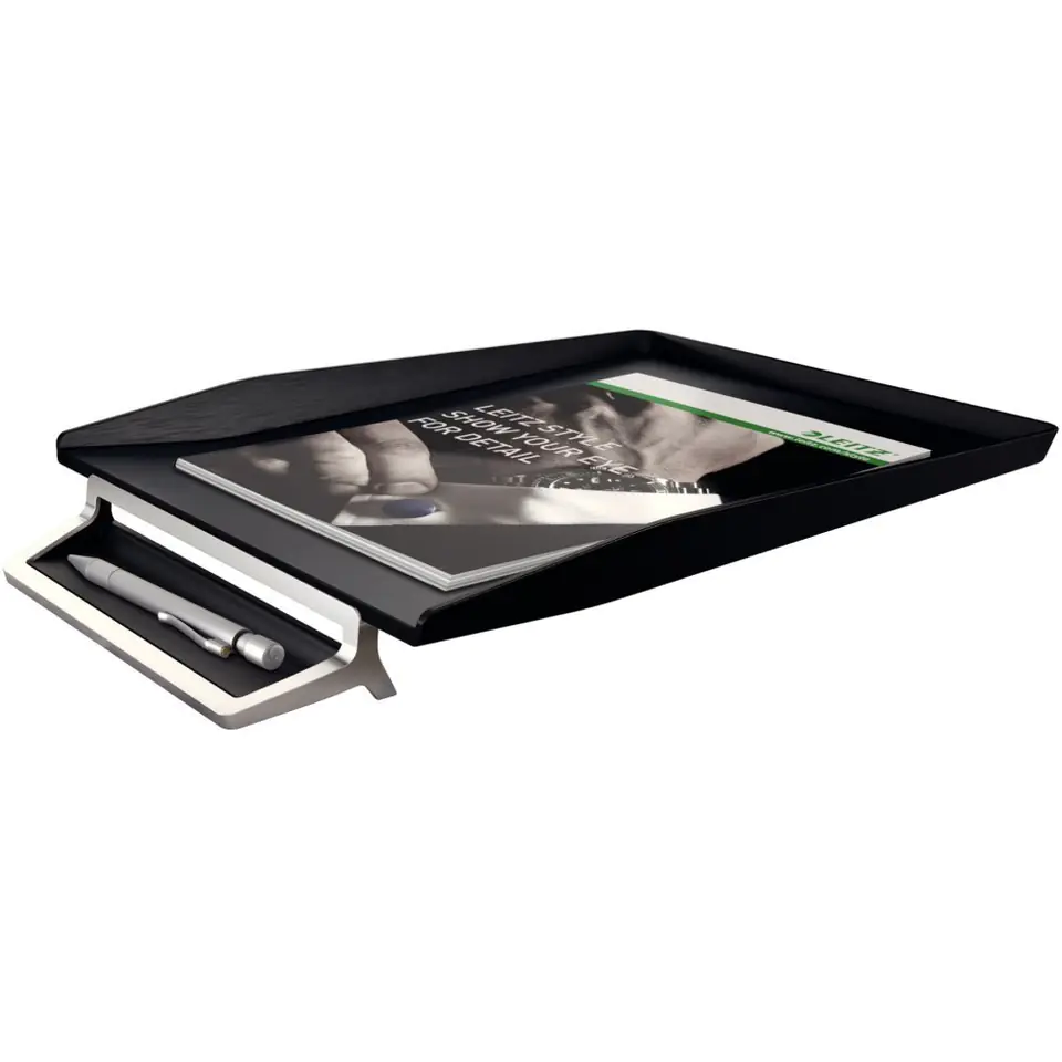 ⁨LEITZ STYLE document shelf black 52560094with pen space⁩ at Wasserman.eu