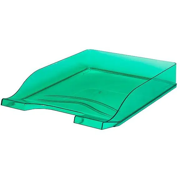 ⁨Transparent green document shelf 100553684 BANTEX⁩ at Wasserman.eu