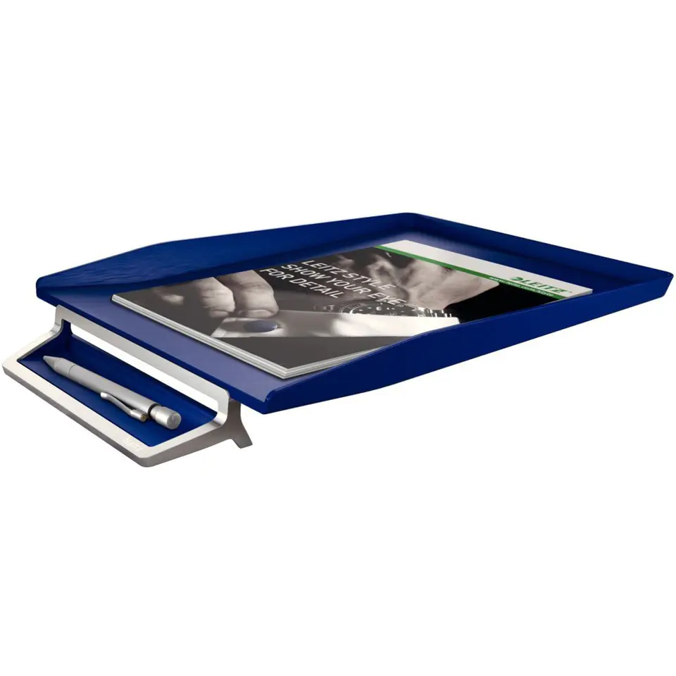 ⁨Document shelf blue with pen slot 52560069 LEITZ STYLE⁩ at Wasserman.eu