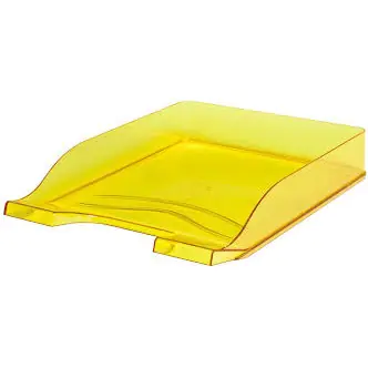 ⁨Document shelf transparent yellow 100553685 BANTEX⁩ at Wasserman.eu