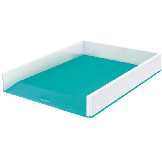 ⁨LEITZ WOW two-colour bookshelf turquoise 53611051⁩ at Wasserman.eu