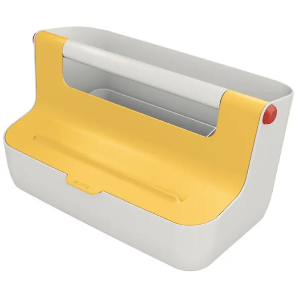 ⁨Container with handle Leitz Cosy, yellow 61250019⁩ at Wasserman.eu