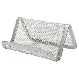 ⁨NATUNA business card toolbox, silver mesh⁩ at Wasserman.eu