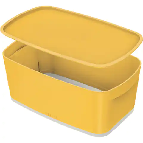 ⁨MyBox Cosy small container with lid yellow 52630019 LEITZ⁩ at Wasserman.eu