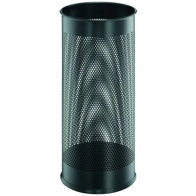 ⁨Umbrella stand metal round 28,5L black 335001 DURABLE⁩ at Wasserman.eu