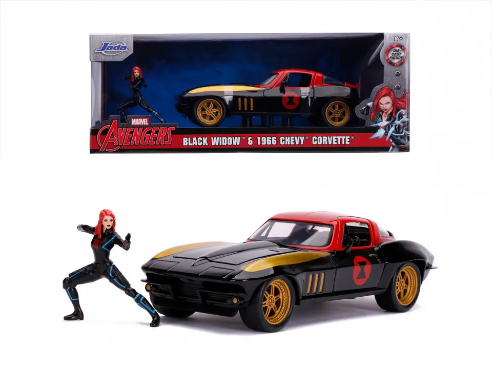 Car Marvel Black Widow 1966 Chevy 1/24 at Wasserman.eu