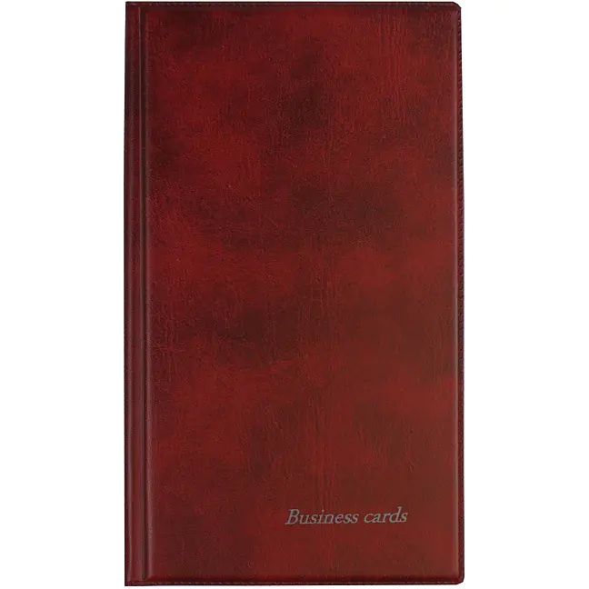 ⁨Business card holder 48 LUX burgundy WI-11/07 BIURFOL⁩ at Wasserman.eu