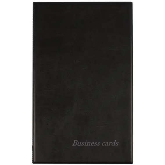 ⁨Business card holder BIURFOL for 200 business cards standard black WI-21-01⁩ at Wasserman.eu