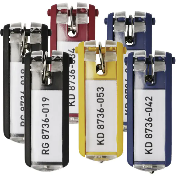 ⁨Key pendants (6pcs) mix 195700 DURABLE KEY CLIP⁩ at Wasserman.eu