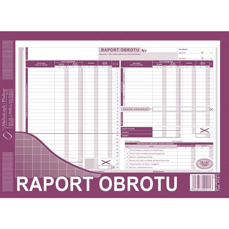 ⁨413-1 RO MICHALCZYK AND PROKOP Turnover report⁩ at Wasserman.eu