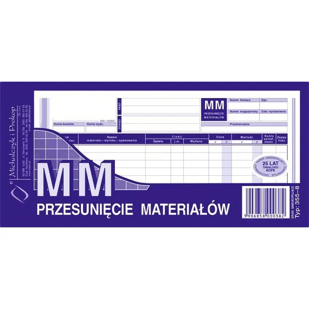 ⁨355-8 MM Przesu.międzymag.wielokopia 1/3 A4 MICHALCZYK I PROKOP⁩ w sklepie Wasserman.eu